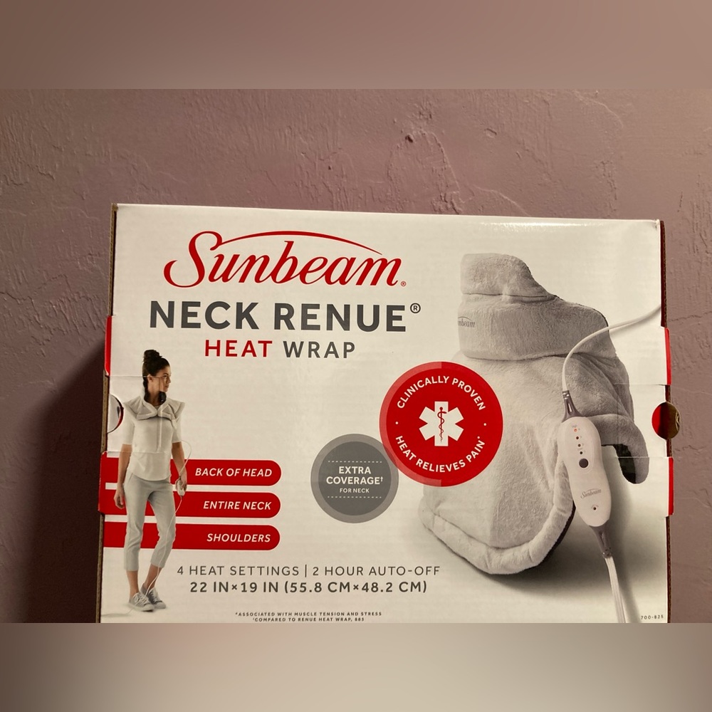 Sunbeam head & neck heating pad